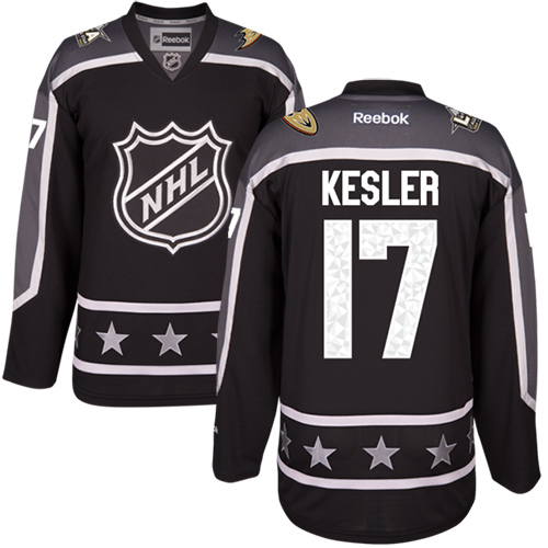 Ducks #17 Ryan Kesler Black All-Star Pacific Division Women's Stitched NHL Jersey - Click Image to Close